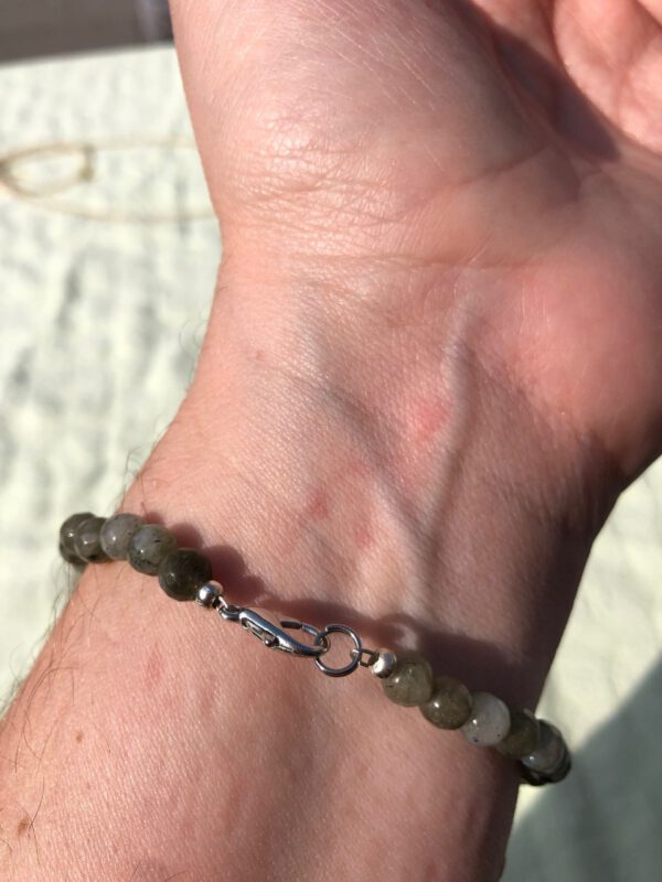 Labrodoriet armband zilver - Afbeelding 2