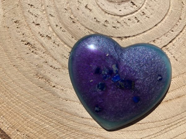 Orgonite hartje lapis lazuli