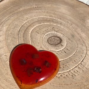 Orgonite hartje granaat