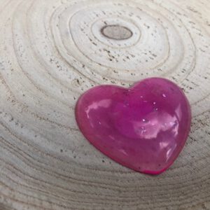 Orgonite hartje rozenkwarts