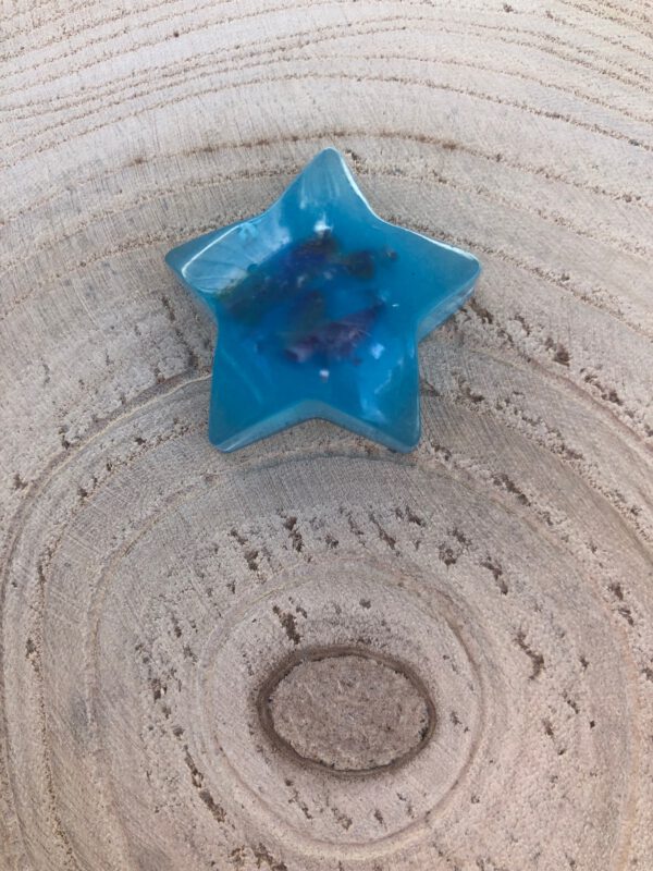 Orgonite ster blauw