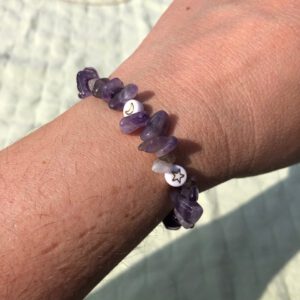 Splitarmband met Amethist