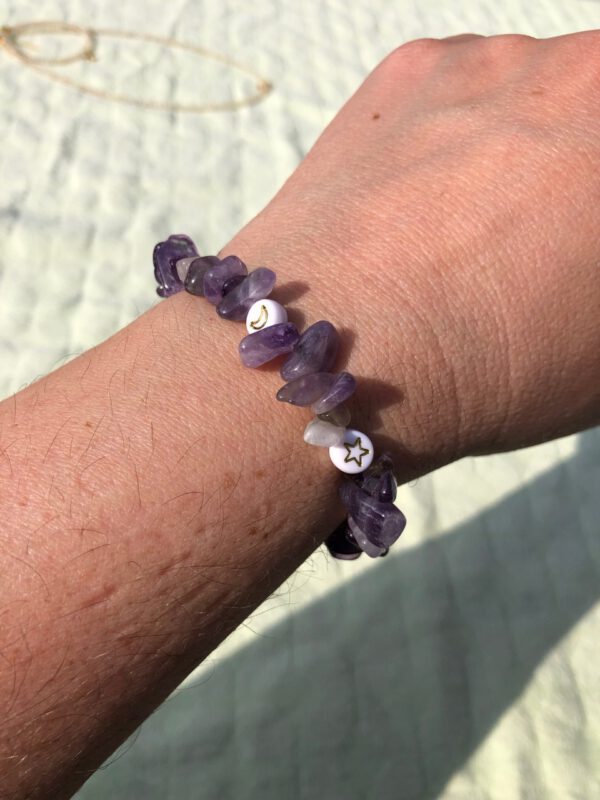 Splitarmband met Amethist