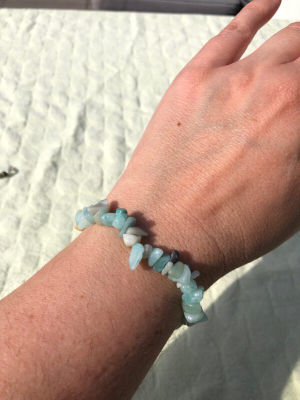 Splitarmband Happiness met Amazoniet - Afbeelding 2