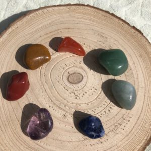 Chakra trommelstenen set
