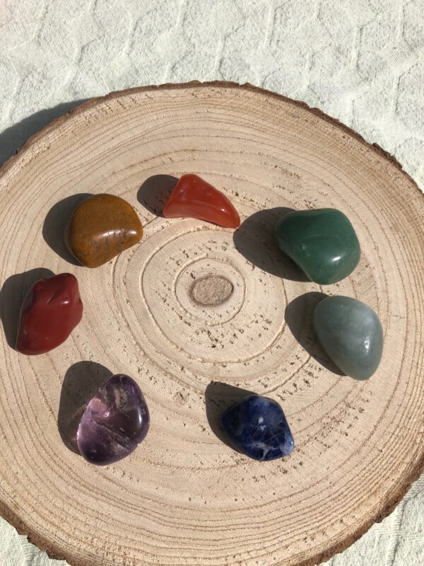 Chakra trommelstenen set