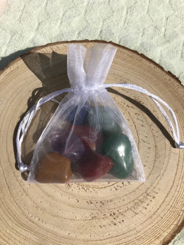 Chakra trommelstenen set - Afbeelding 2