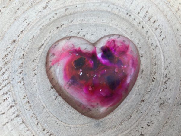 Orgonite hartje amethist