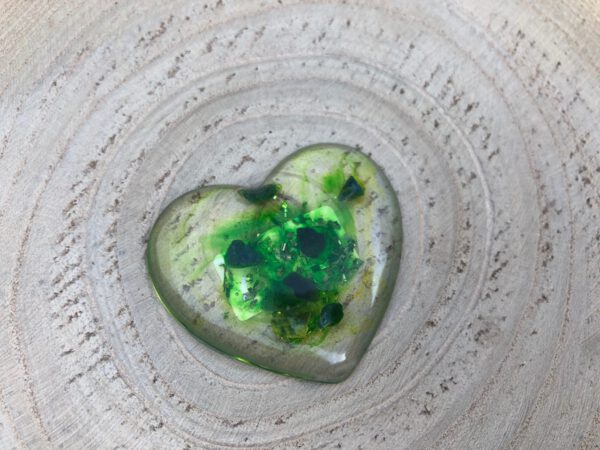 Orgonite hartje groene aventurijn