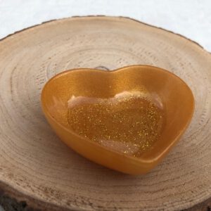 Hart schaaltje goud