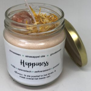 Geur en edelsteenkaars Happiness