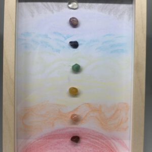 Chakra healing ingelijst met chakra meditatie