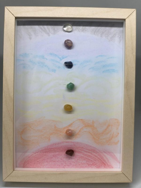 Chakra healing ingelijst met chakra meditatie
