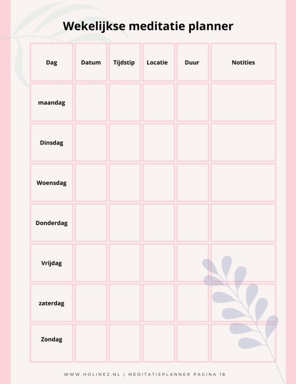 Meditatieplanner - Afbeelding 3