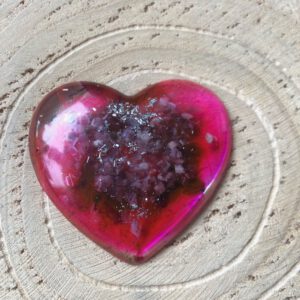 Orgonite hartje amethist