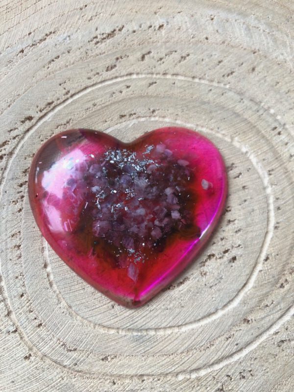 Orgonite hartje amethist