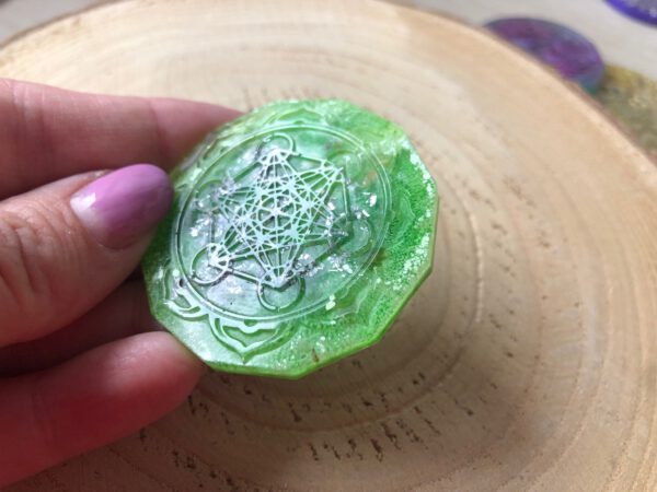 Orgonite oplaadschijfje - Afbeelding 2
